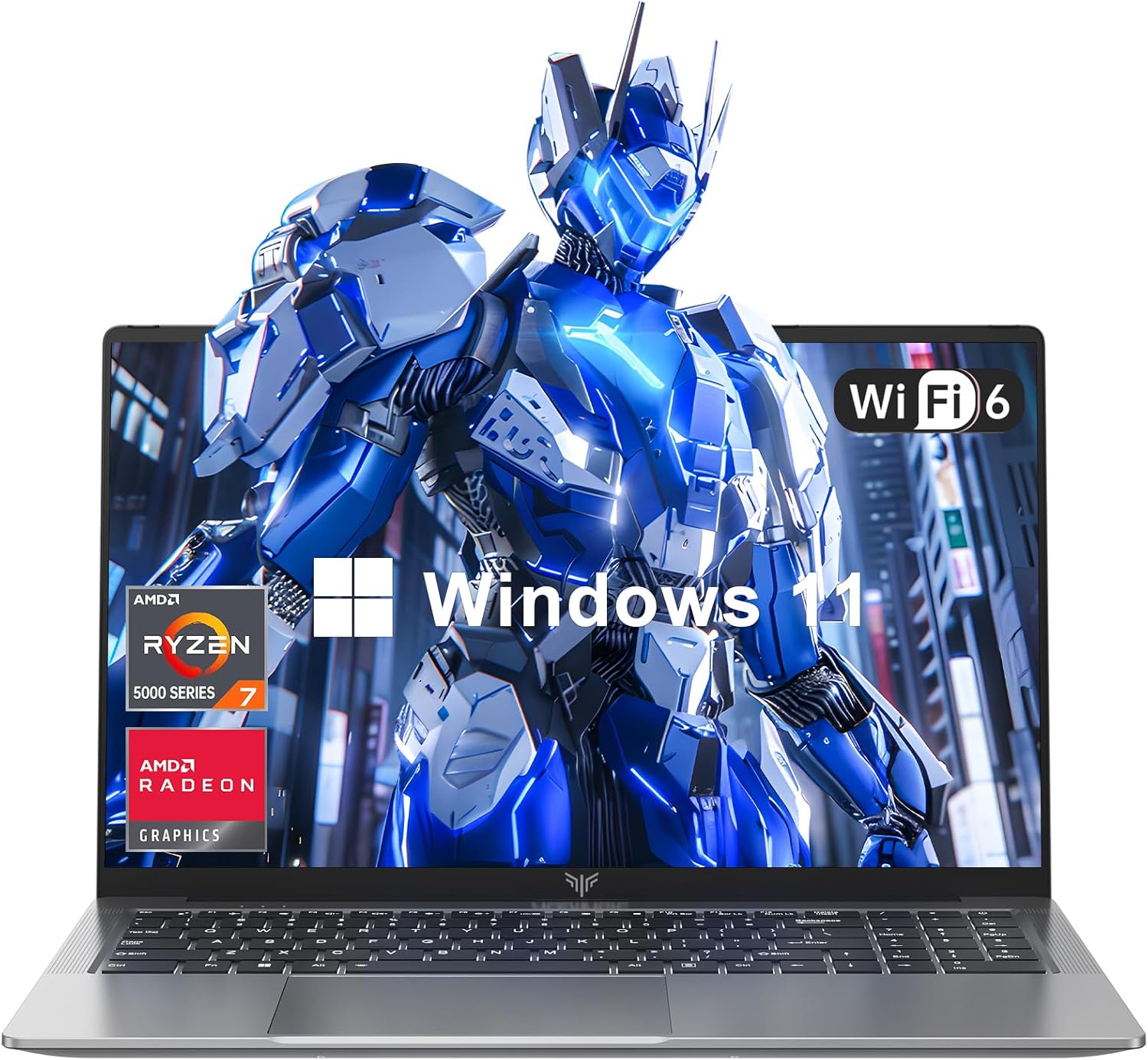 Light Gaming Laptop, ΑΜD Ryzen 7 5700U(8C/16T, Up to 4.3GHz), 16GB RAM 512GB NVMe SSD, 2026 Laptop Computer, 15.6 Inch Laptop, WiFi 6, BT5.2, Numeric KB, HDMI Type-C USB 3.2 Multitasking Laptop