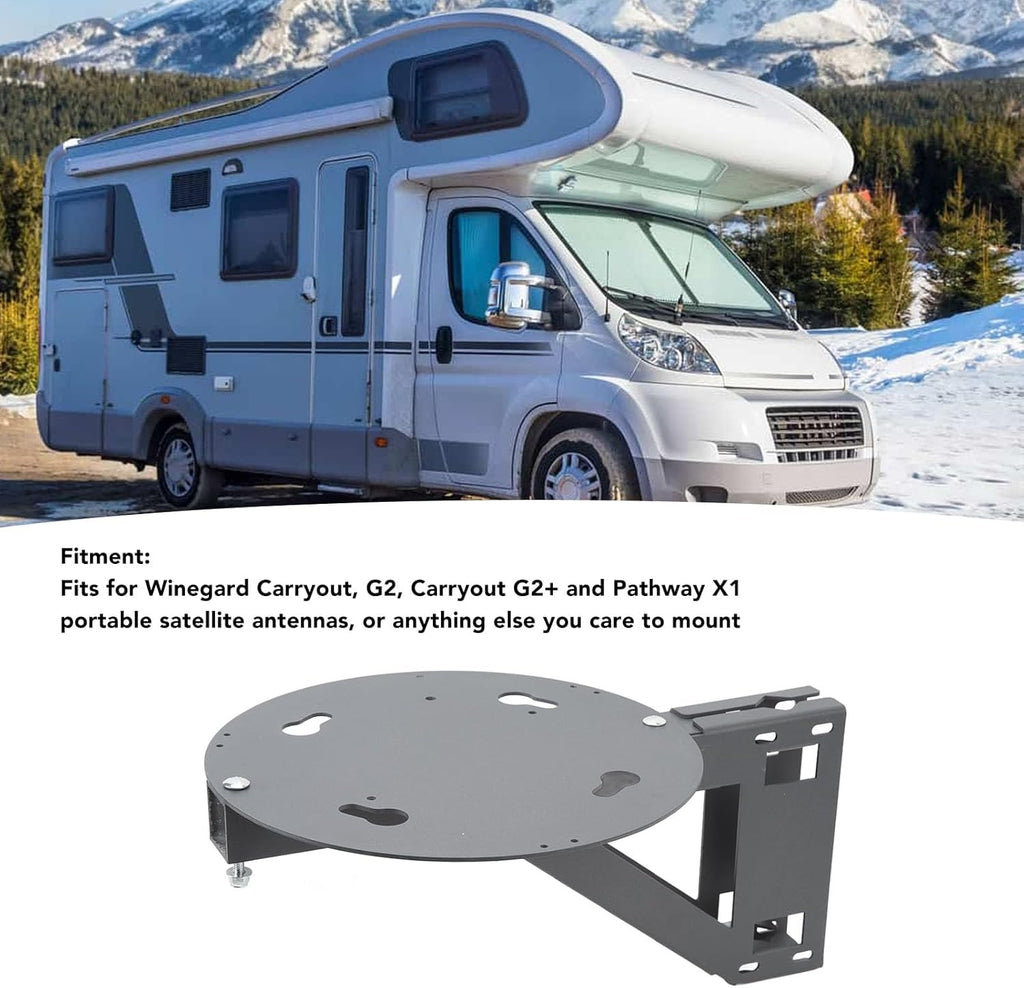 Satellite Antennas Mount,RV Satellite Dish Ladder Mount MT 4000 Metal TV Antenna Bracket for Winegard Carryout G2 Pathway X1
