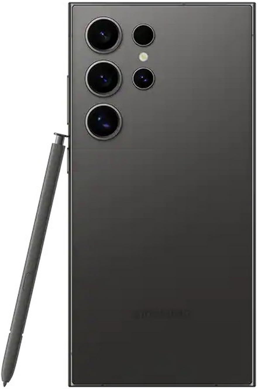 Samsung Galaxy S24 Ultra 5G, 512GB, Titanium Black - Unlocked (Renewed)